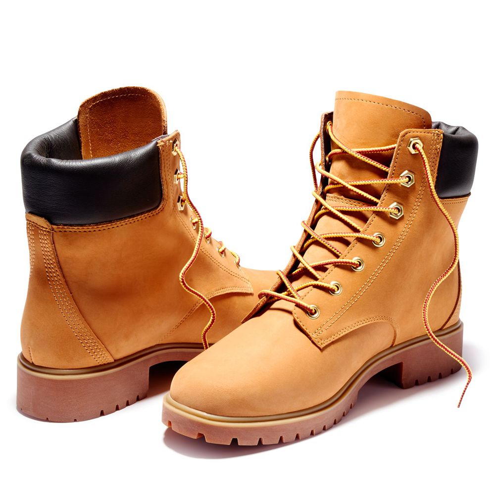 Bocanci 6-Inch Timberland Dama Maro - Jayne Waterproof Piele - Romania - MJLAOC735